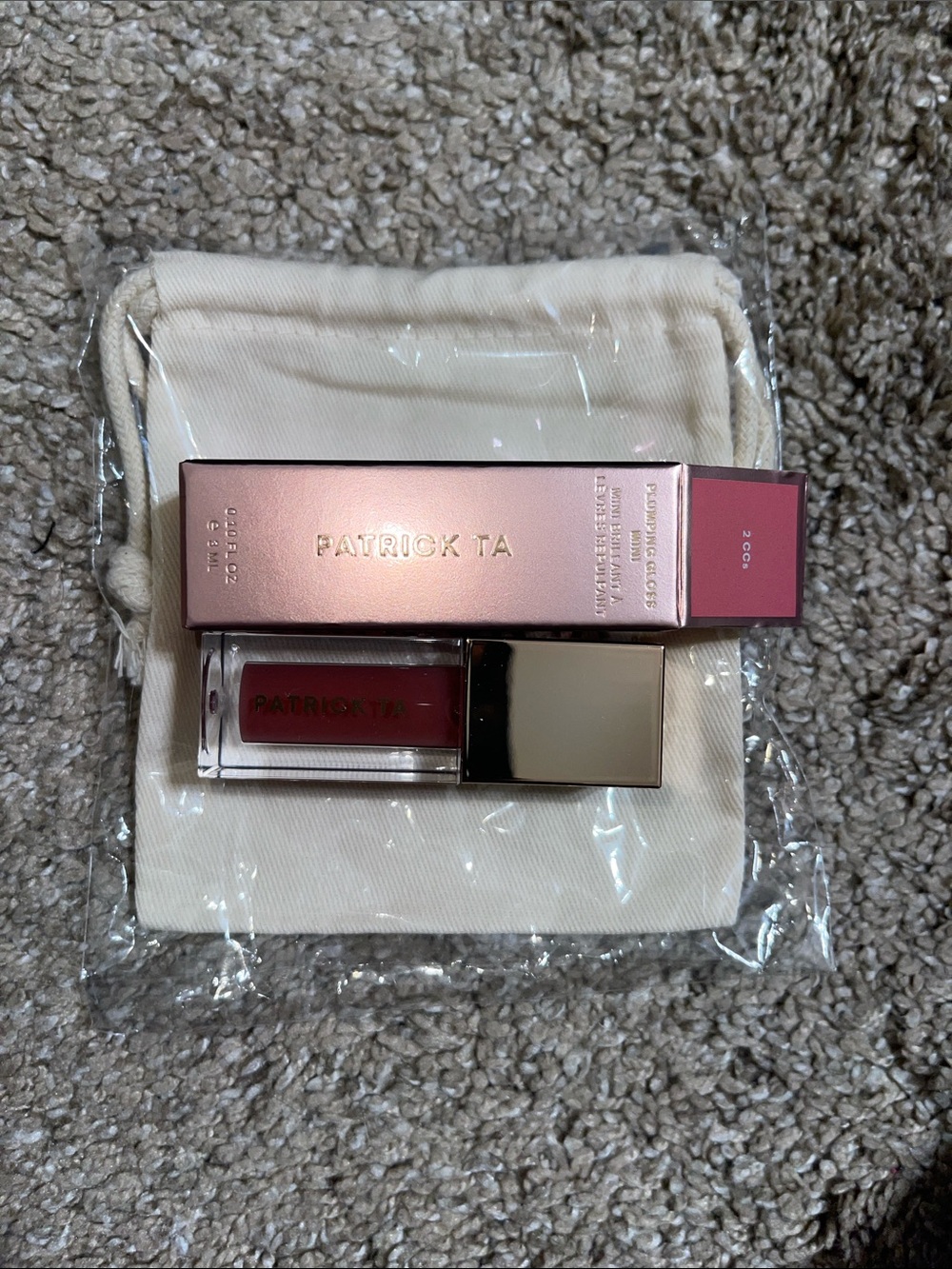 Patrick Ta mini plumping lipgloss 2CC